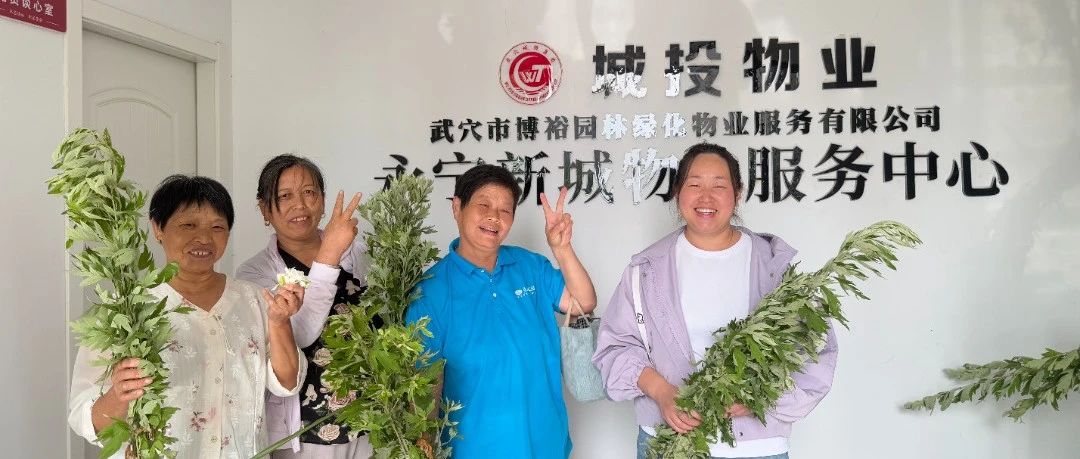 淡淡艾草香，濃濃端午情|城投物業特別的“艾”給特別的您